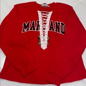 Red Maryland sweatshirt